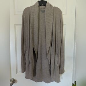 Barefoot Dreams Cozychic Lite Cardigan Sweater - Taupe